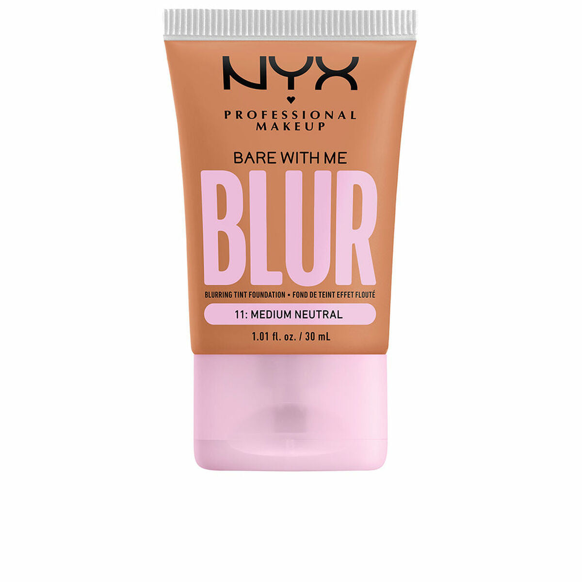 Crème Make-up Base NYX Bare With Me Blur Nº 14 Medium tan 30 ml - Nova Cosmetici
