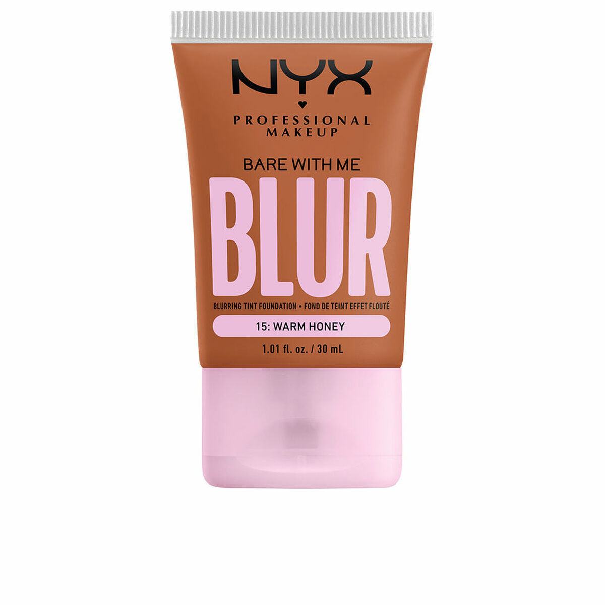 Crème Make-up Base NYX Bare With Me Blur Nº 15 Warm honey 30 ml - Nova Cosmetici