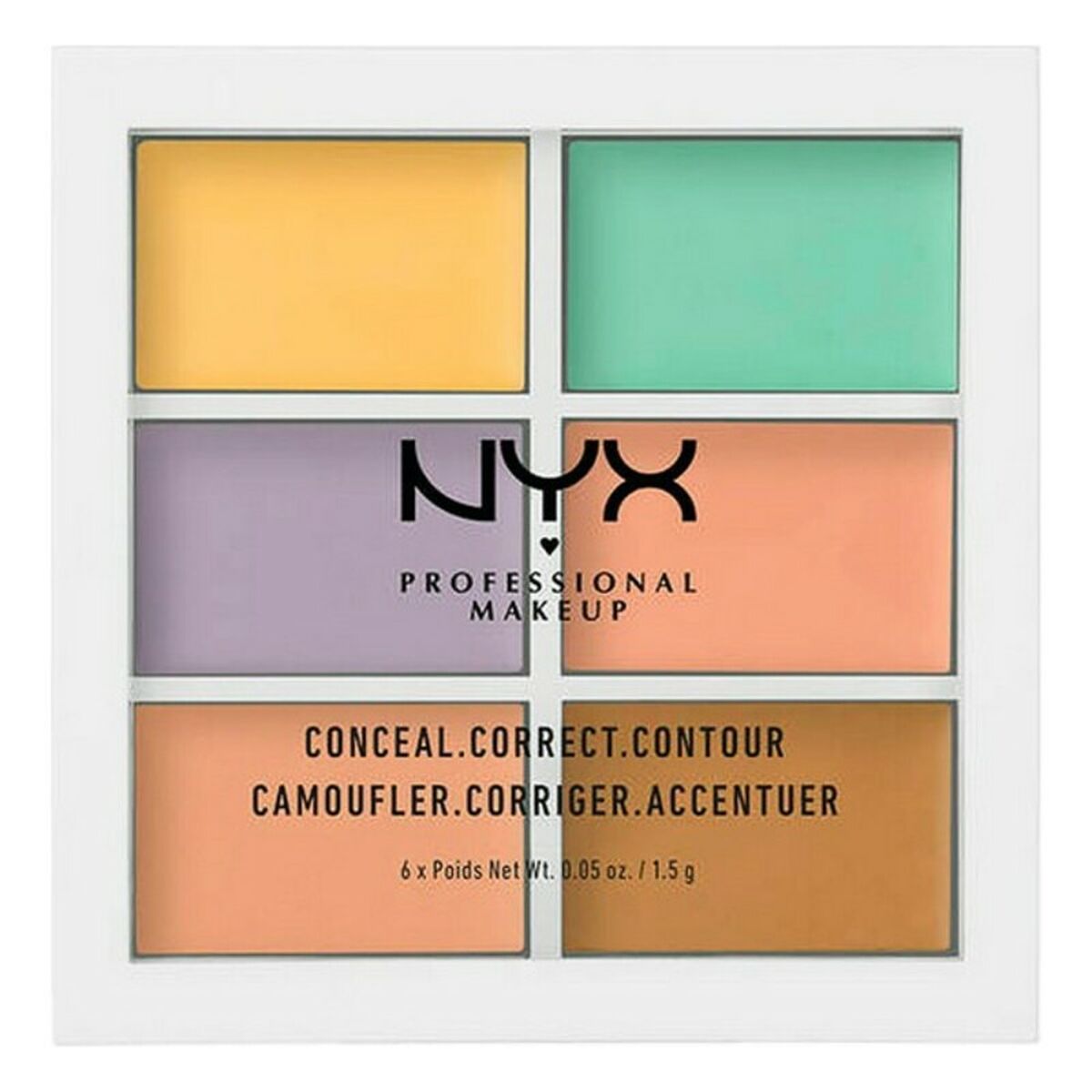 Compact Concealer Conceal NYX (6 x 1,5 g) - Nova Cosmetici