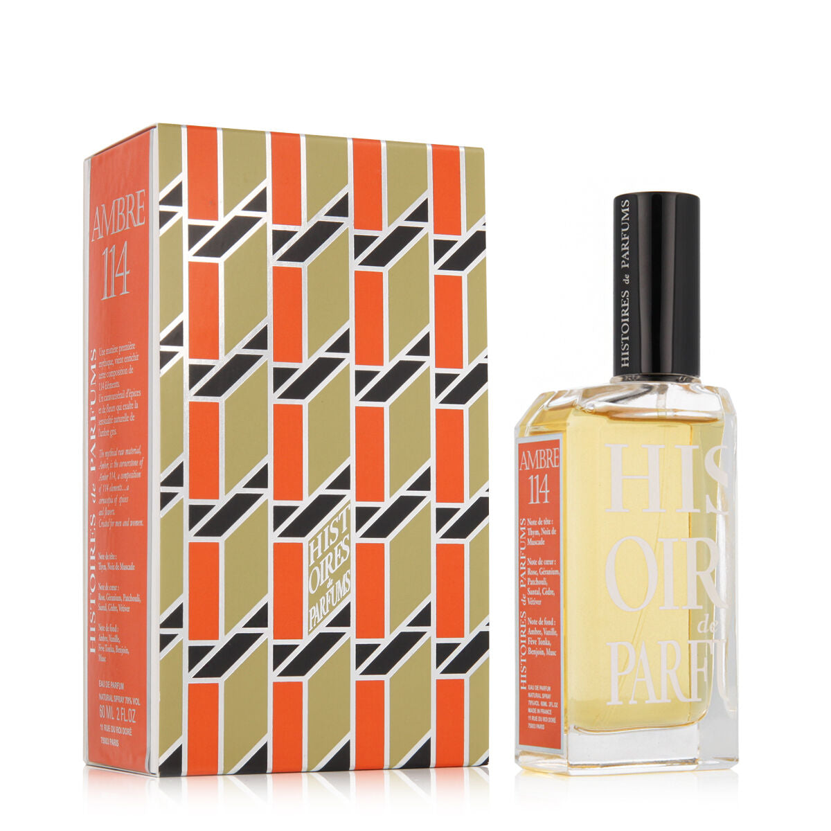 Unisex Perfume Histoires de Parfums Ambre 114 EDP 60 ml - Nova Cosmetici