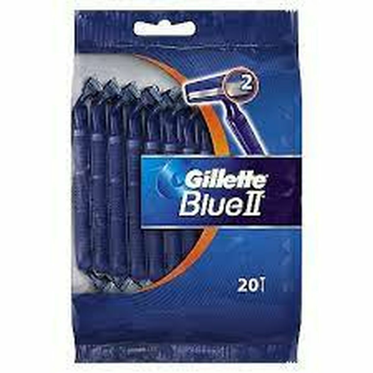 Disposable Razor Gillette Blue II 20 Units - Nova Cosmetici
