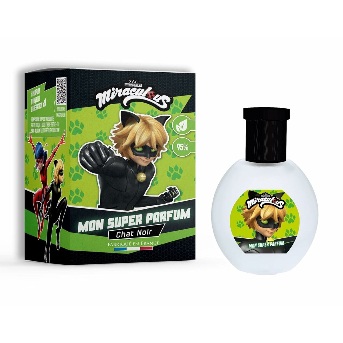 Children's Perfume Miraculous: Tales of Ladybug & Cat Noir CHAT NOIR EDT - Nova Cosmetici
