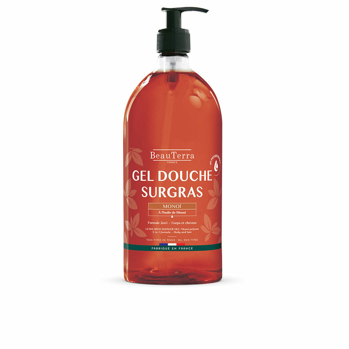 Shower Gel Beauterra Monoi 1 L - Nova Cosmetici