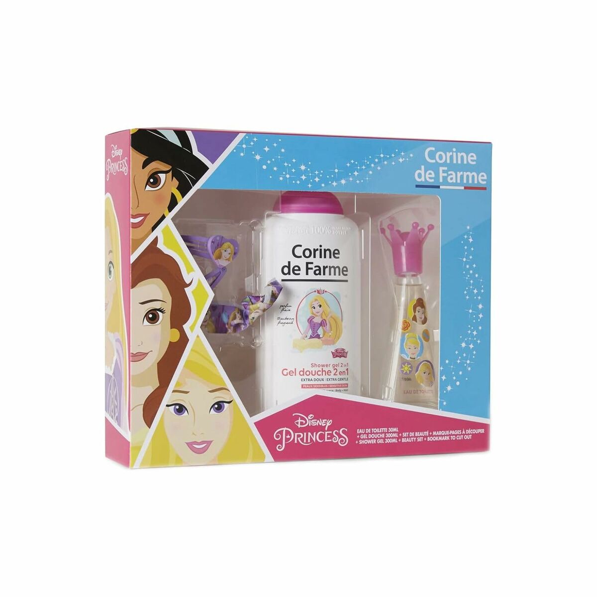 Children's Perfume Corine de Farme PRINCESS 30 EDT 3 Pieces - Nova Cosmetici