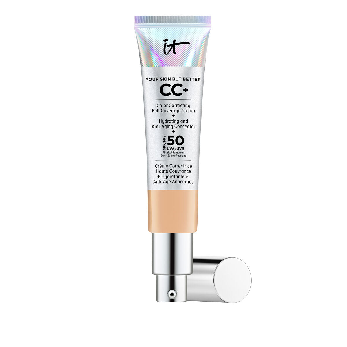 CC Cream It Cosmetics Your Skin But Better Medium Tan SPF 50+ (32 ml) - Nova Cosmetici