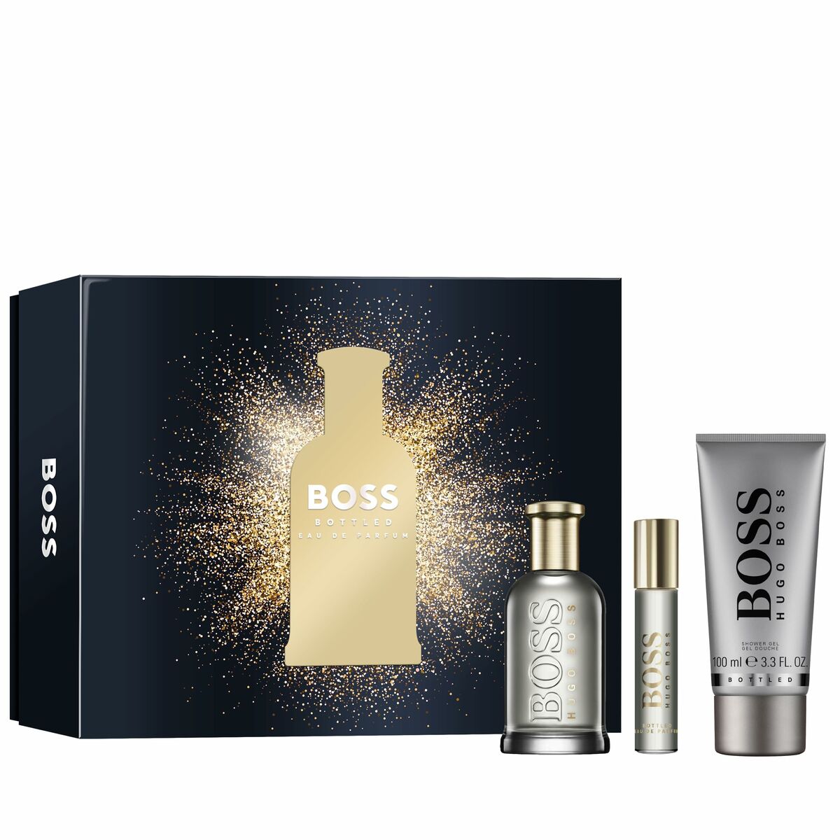 Men's Perfume Set Hugo Boss EDP Boss Bottled 3 Pieces - Nova Cosmetici