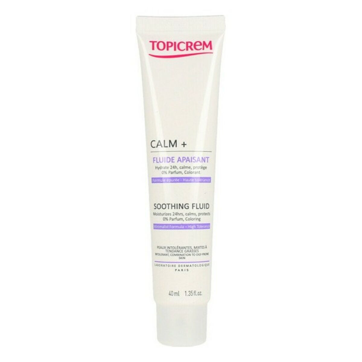Facial Lotion Calm+ Topicrem (40 ml) - Nova Cosmetici