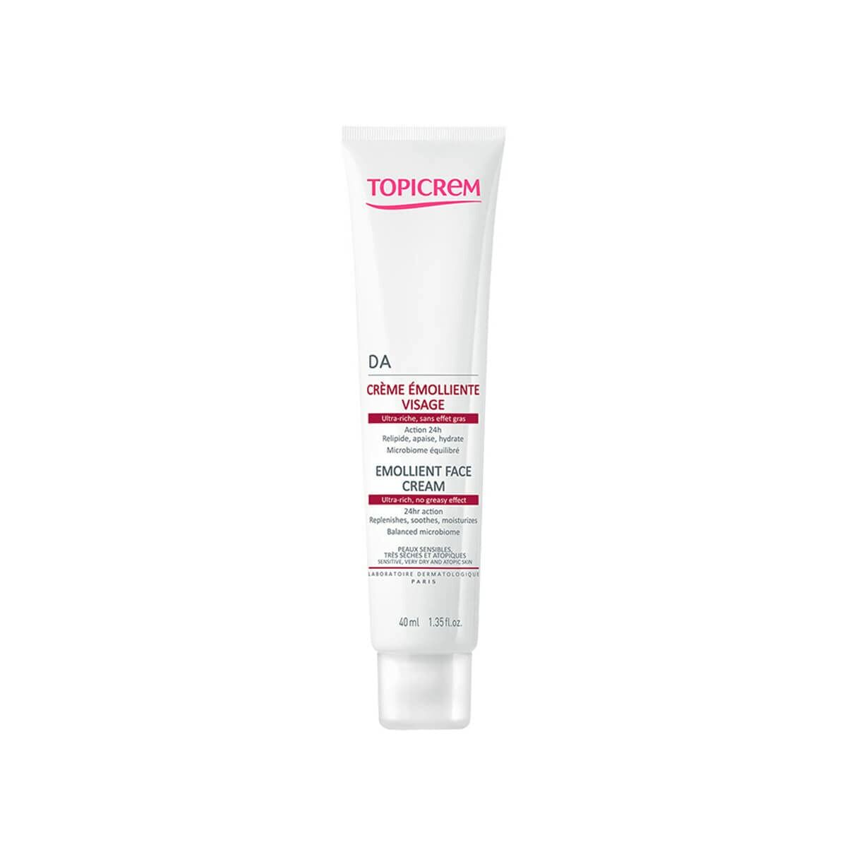 Facial Cream Topicrem Émoliente 40 ml - Nova Cosmetici