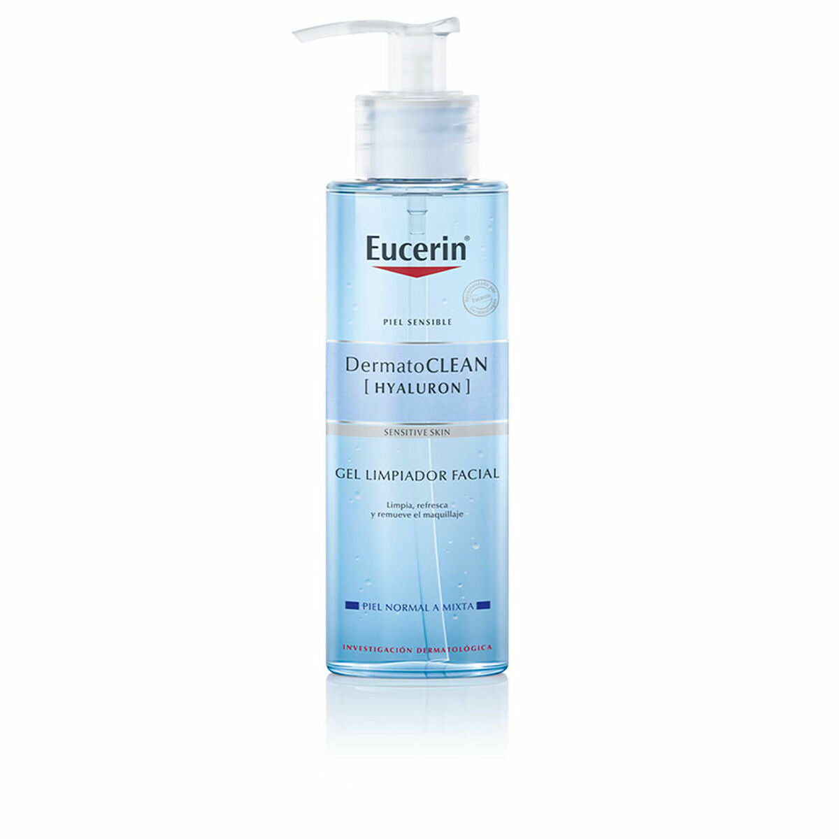 Facial Cleansing Gel Eucerin DermatoCLEAN Hyaluron Sensitive skin (200 ml) - Nova Cosmetici