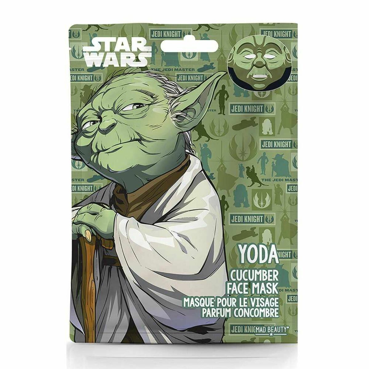 Facial Mask Mad Beauty Star Wars Yoda Cucumber (25 ml) - Nova Cosmetici