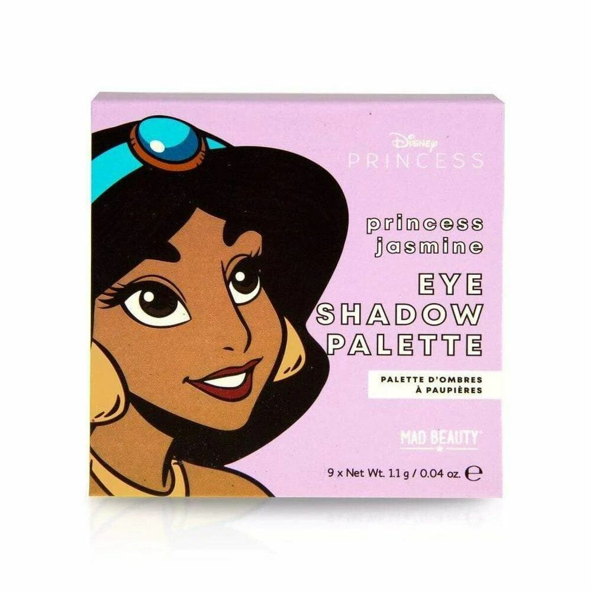 Eye Shadow Palette Mad Beauty Disney Princess Jasmine Mini (9 x 1,1 g) - Nova Cosmetici