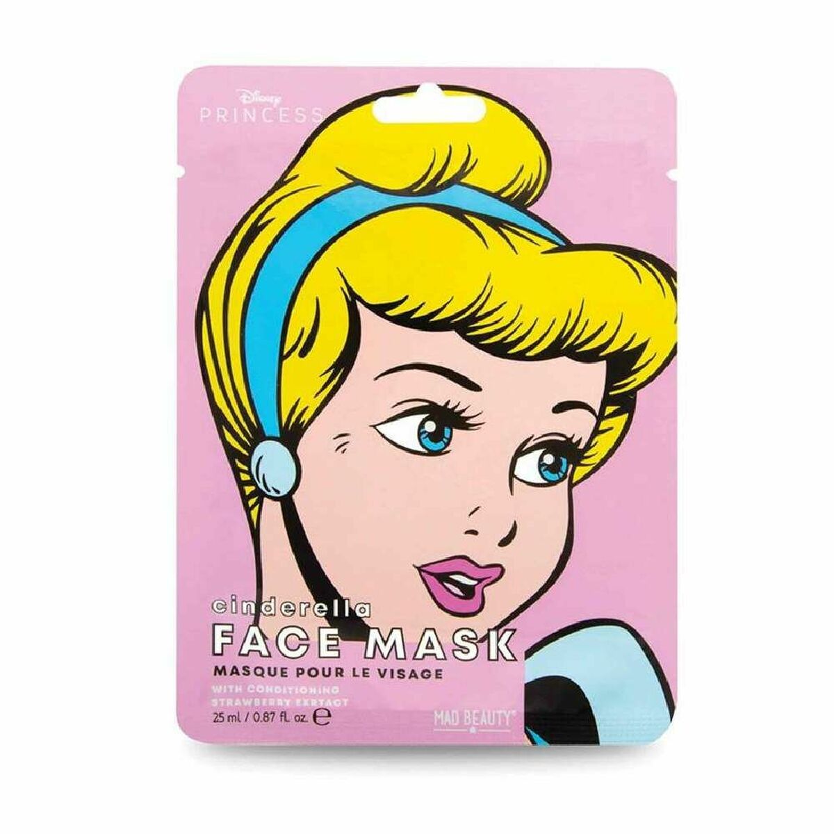 Facial Mask Mad Beauty DIsney Princess Cinderella (25 ml) - Nova Cosmetici