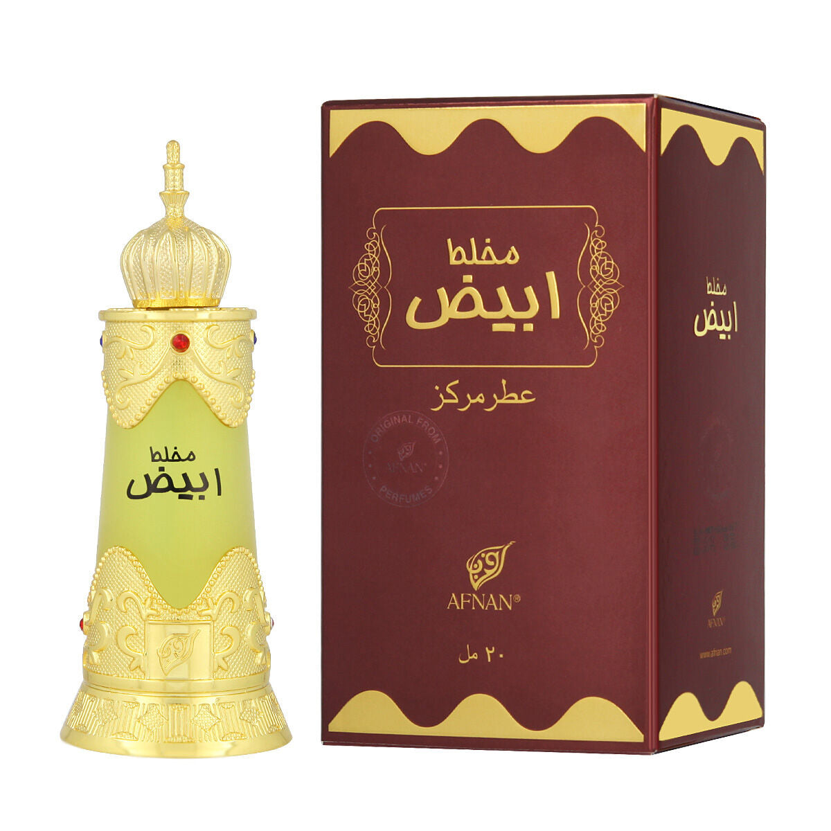 Fragrance oil Afnan Mukhallat Abiyad 20 ml - Nova Cosmetici