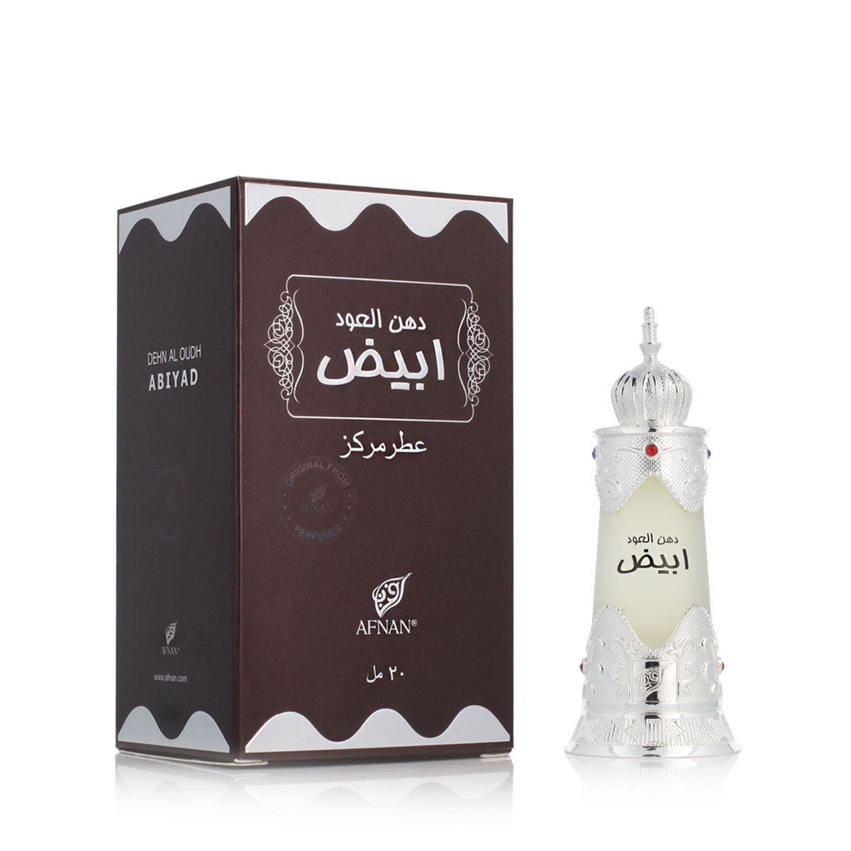 Fragrance oil Afnan Dehn Al Oudh Abiyad Dehn Al Oudh Abiyad 20 ml - Nova Cosmetici