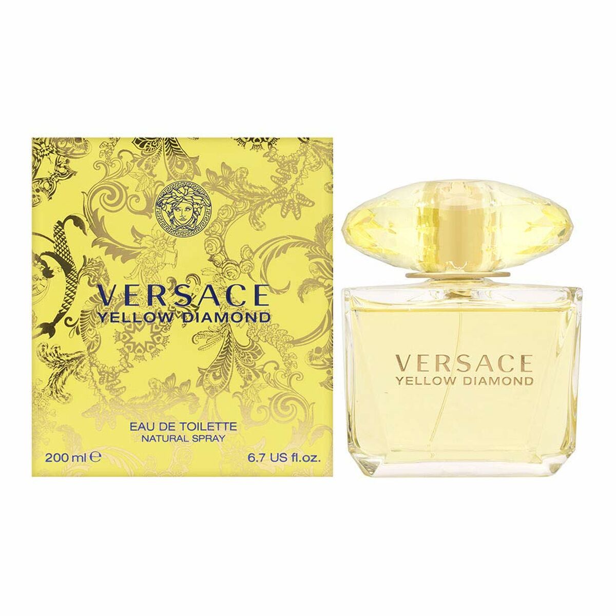 Women's Perfume Versace EDT Yellow Diamond 200 ml - Nova Cosmetici