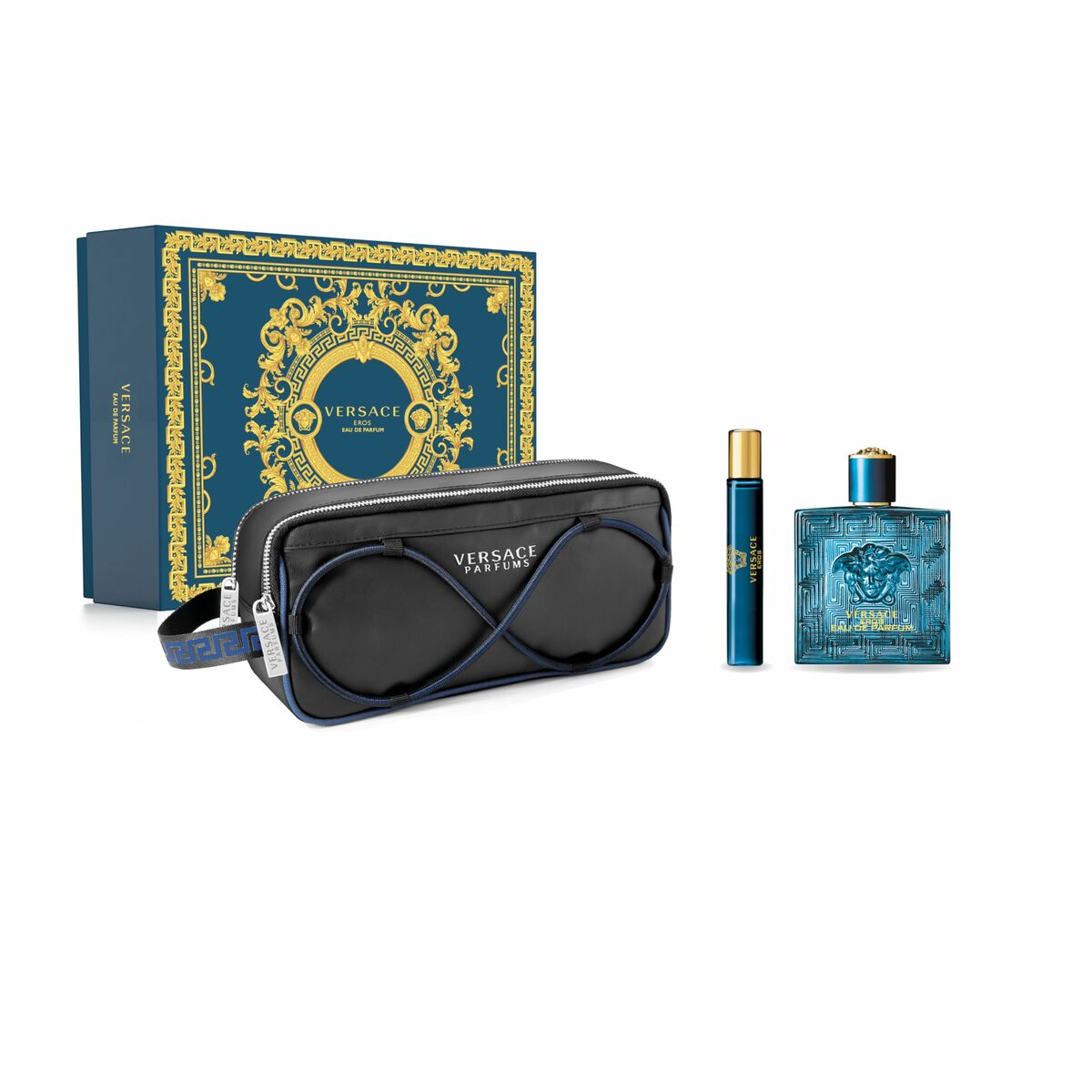 Men's Perfume Set Versace EDP 3 Pieces - Nova Cosmetici