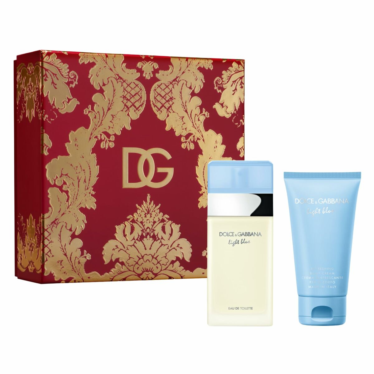 Women's Perfume Set Dolce & Gabbana EDT Light Blue 2 Pieces - Nova Cosmetici