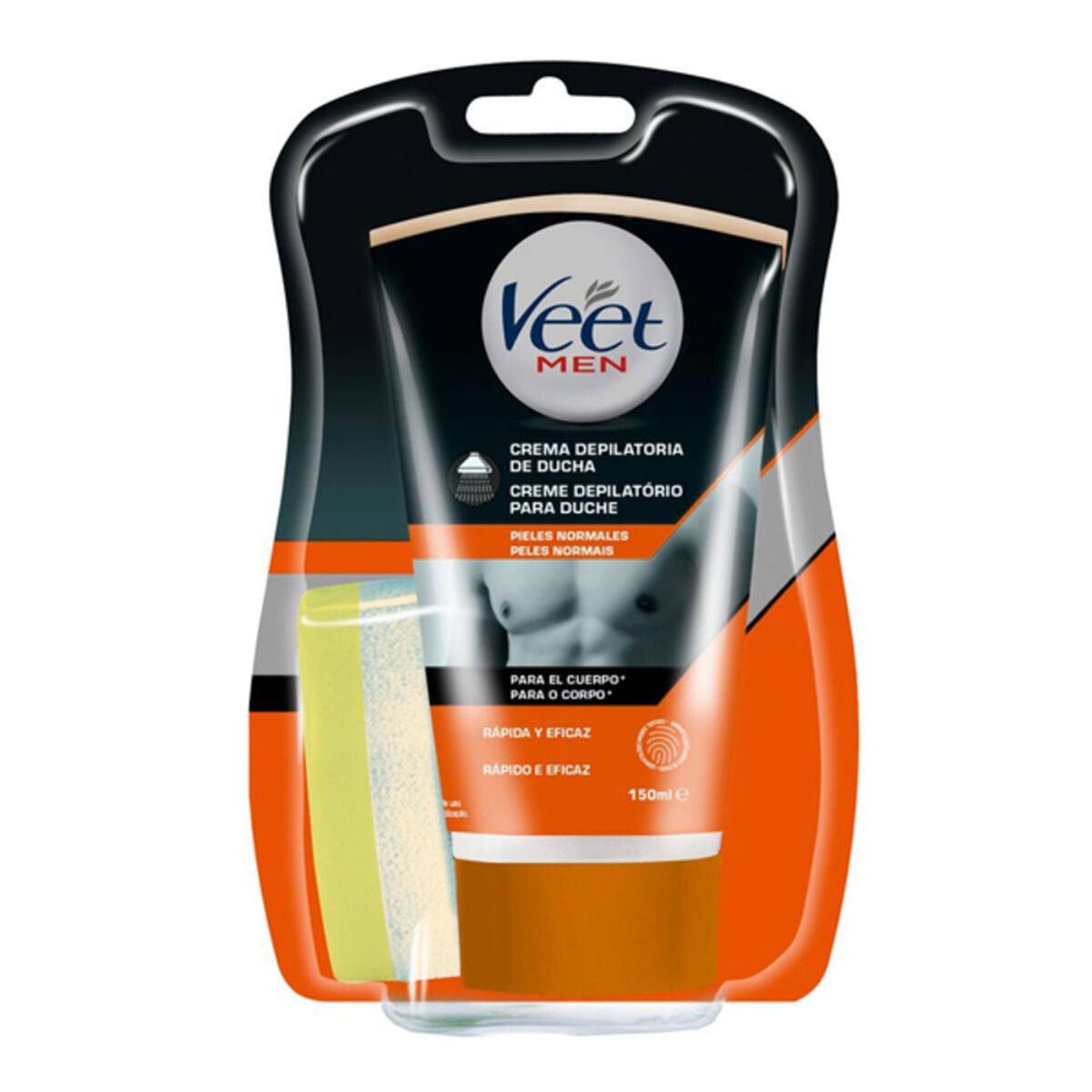 Body Hair Removal Cream mEN Veet (150 ml) - Nova Cosmetici
