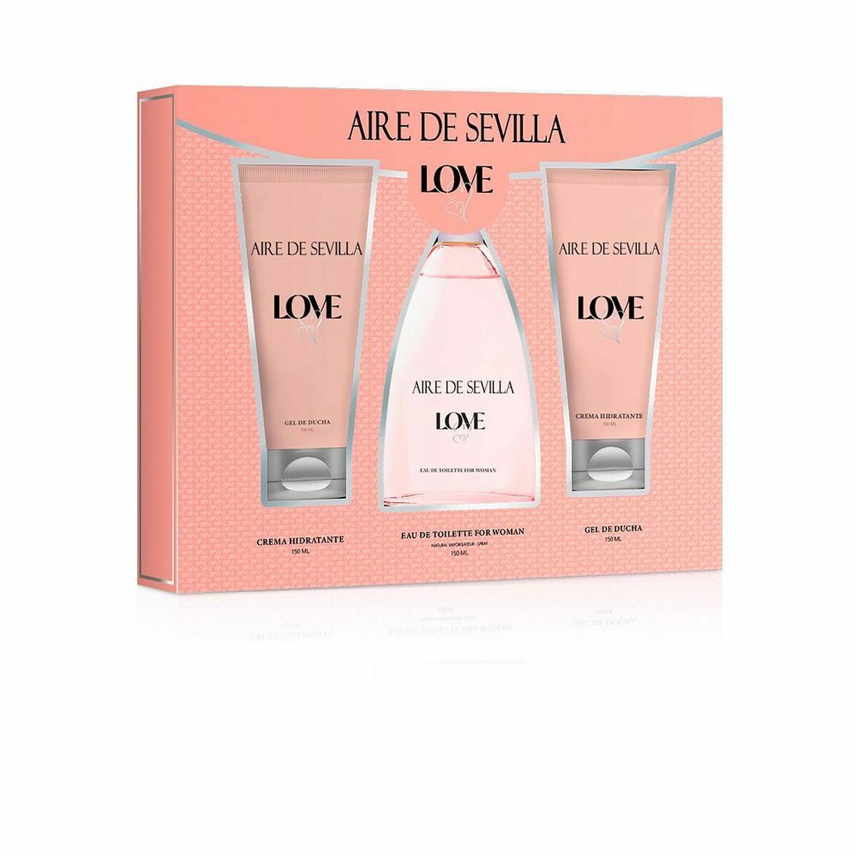 Women's Perfume Set Aire Sevilla Love (3 pcs) - Nova Cosmetici