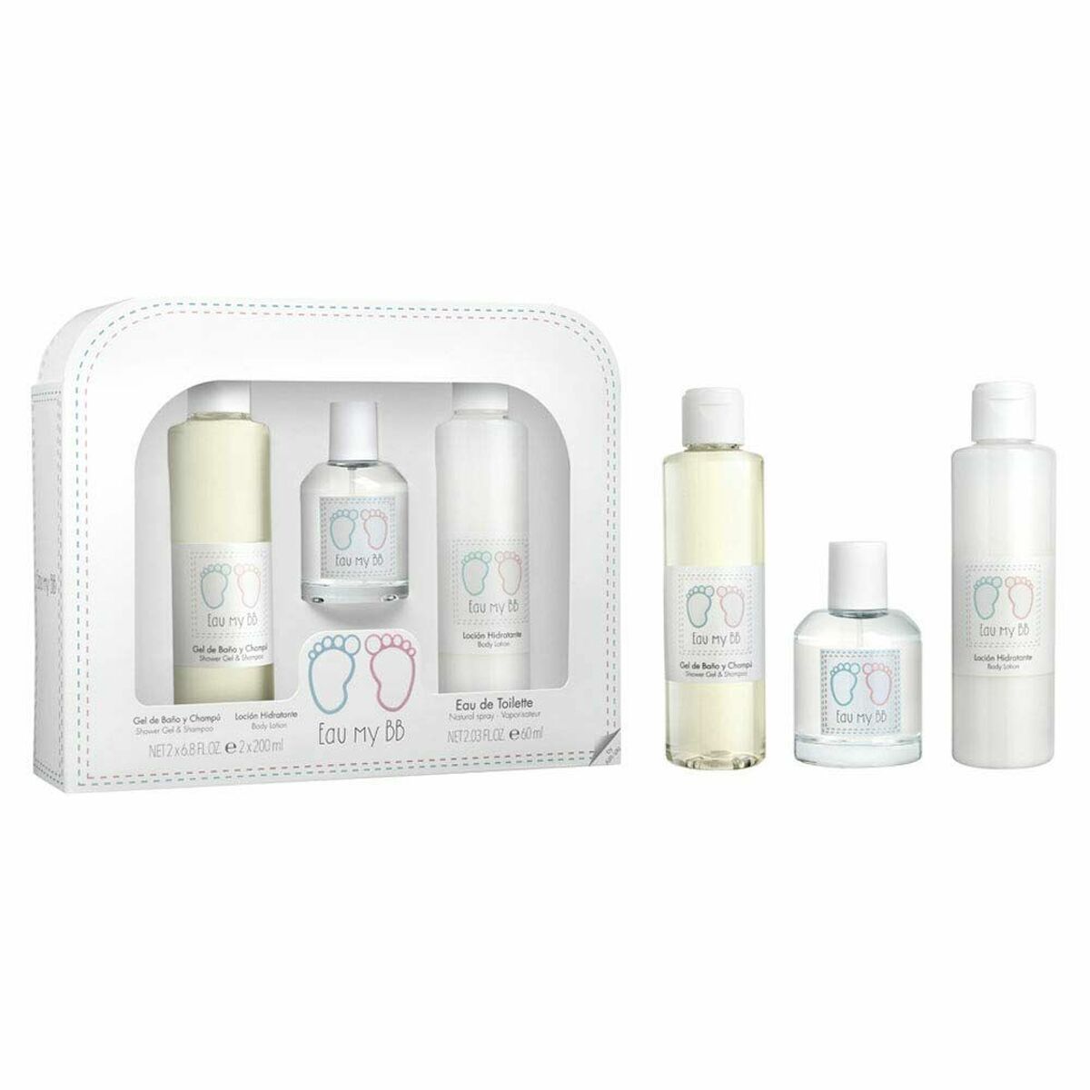 Child's Perfume Set Eau my BB EDT 60 ml 3 Pieces - Nova Cosmetici