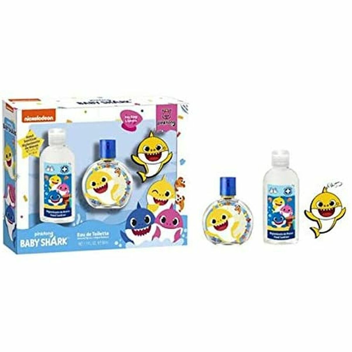 Child's Perfume Set Baby Shark EDT 3 Pieces - Nova Cosmetici
