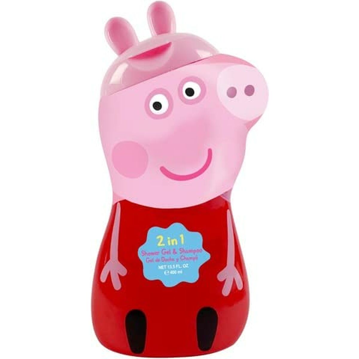 2-in-1 Gel and Shampoo Cartoon Peppa Pig (400 ml) - Nova Cosmetici