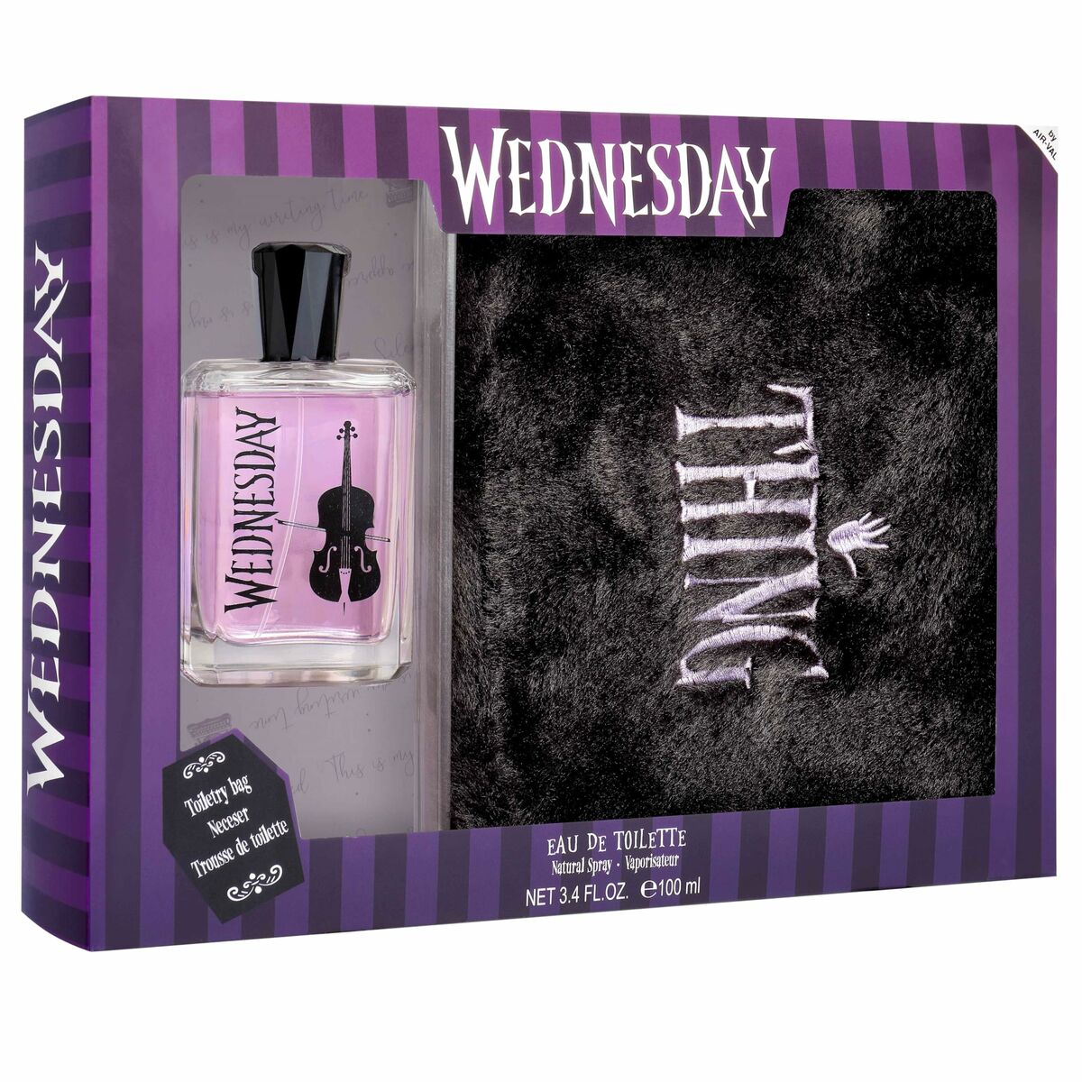 Children's Perfume Air-Val WEDNESDAY EDT 100 ml 2 Pieces - Nova Cosmetici