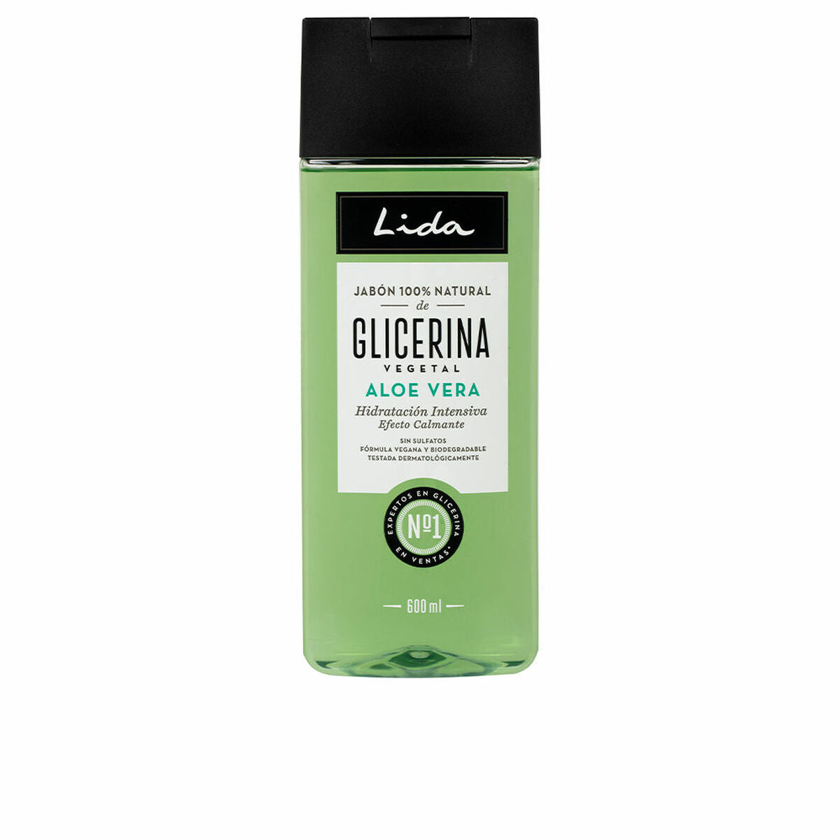 Liquid Body Soap with Aloe Vera Lida Jabón Natural 100 % natural 600 ml - Nova Cosmetici
