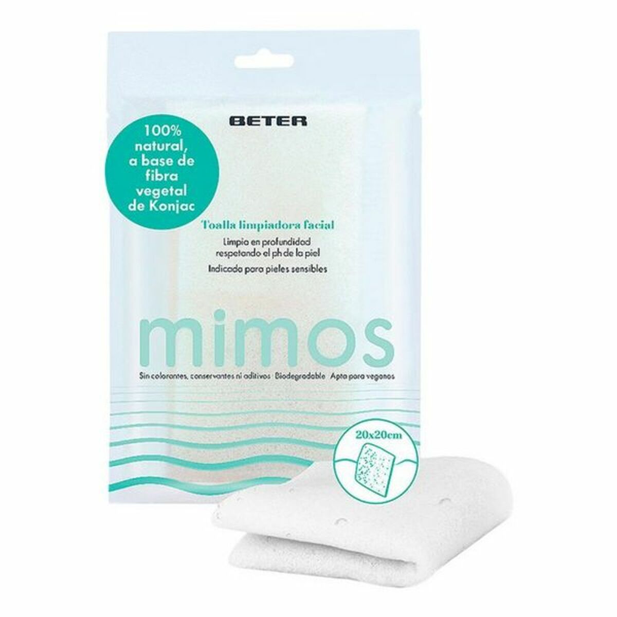 Towel for Sensitive Skin Konjac Beter - Nova Cosmetici