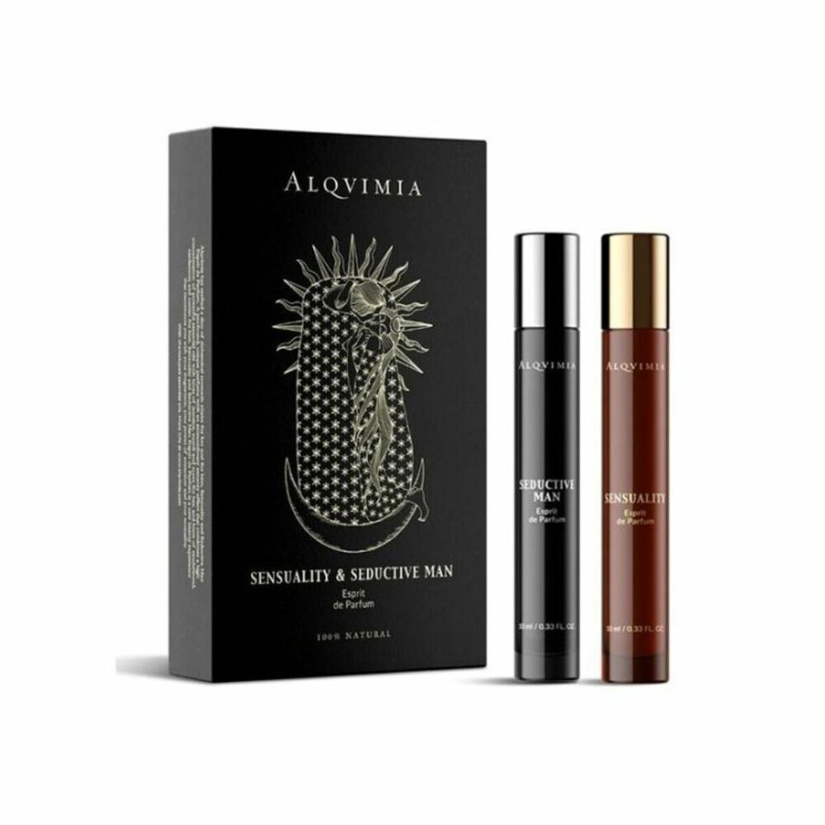 Erotic Perfume Set Alqvimia Sensuality & Seductive Man (2 pcs) - Nova Cosmetici