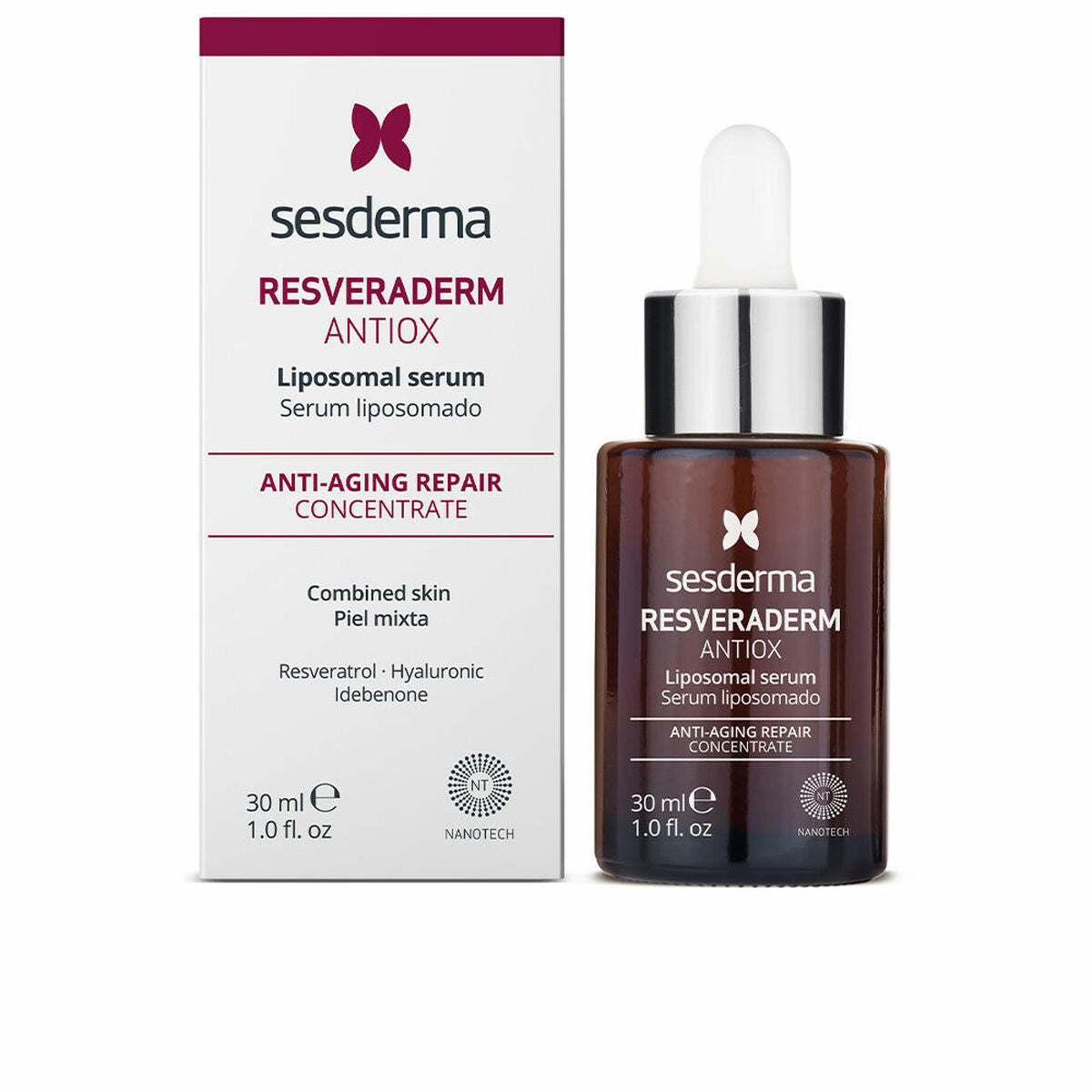 Antioxidant Serum Sesderma Resveraderm (30 ml) - Nova Cosmetici
