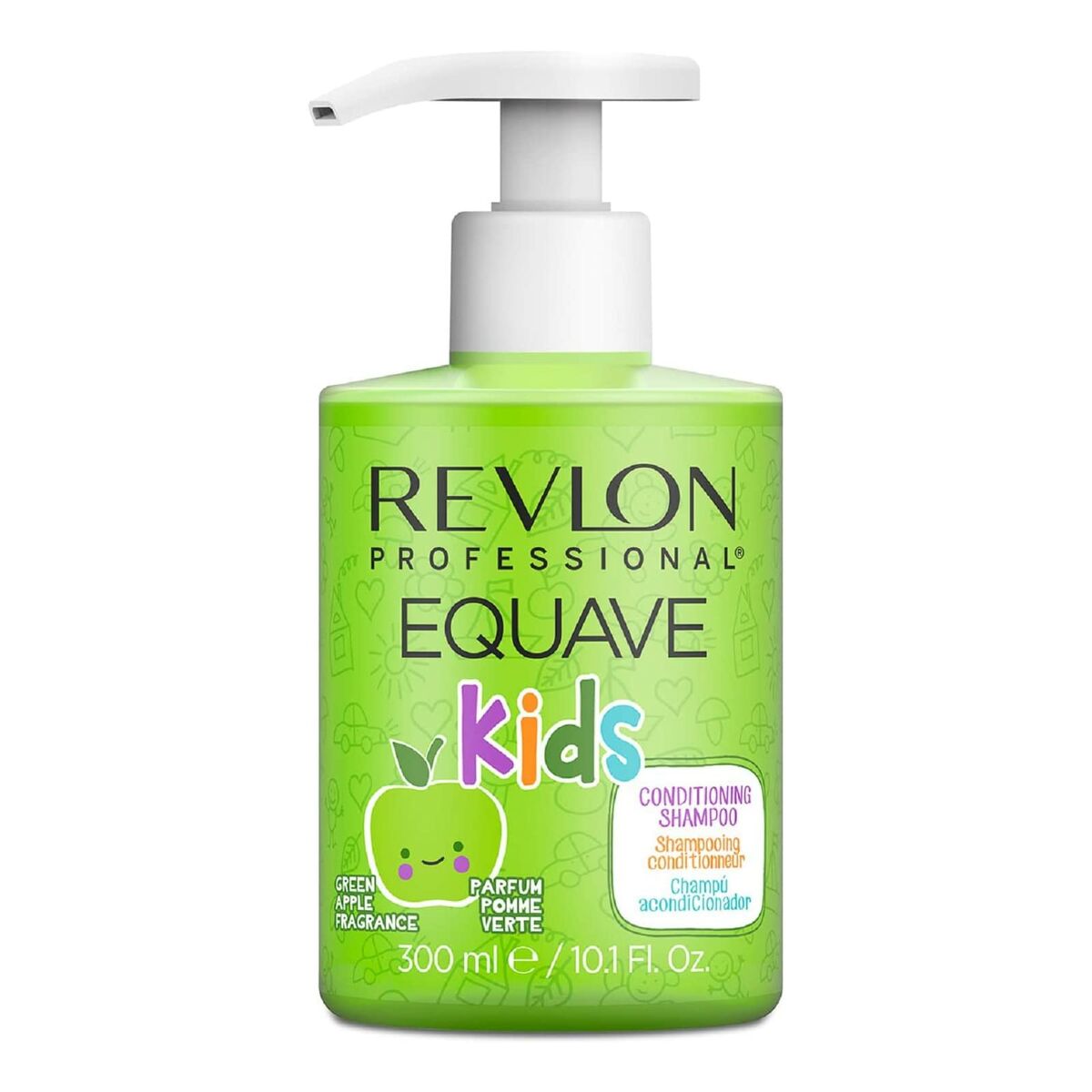 2-in-1 Shampoo and Conditioner Revlon Equave Kids Apple 300 ml - Nova Cosmetici