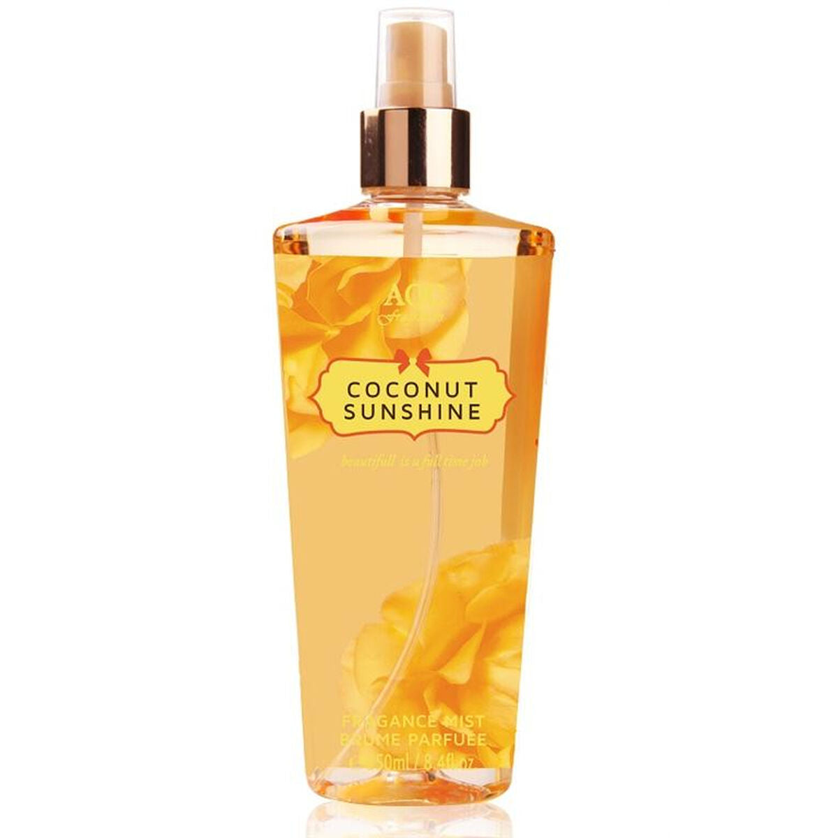 Body Spray AQC Fragrances Coconut Sunshine 250 ml - Nova Cosmetici