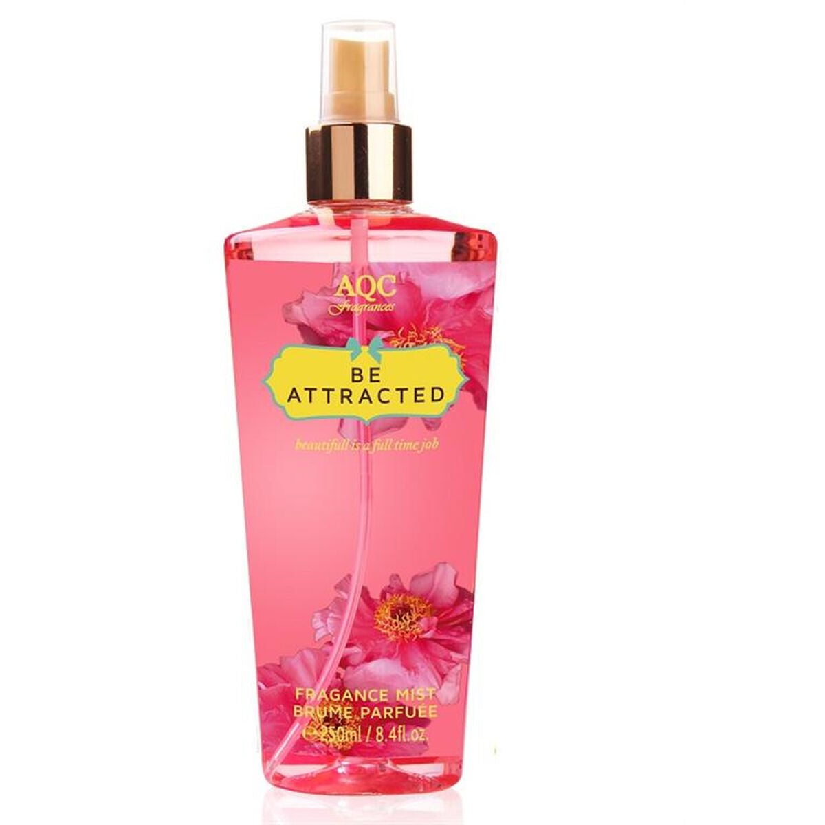 Body Spray AQC Fragrances Be Attracted 250 ml - Nova Cosmetici