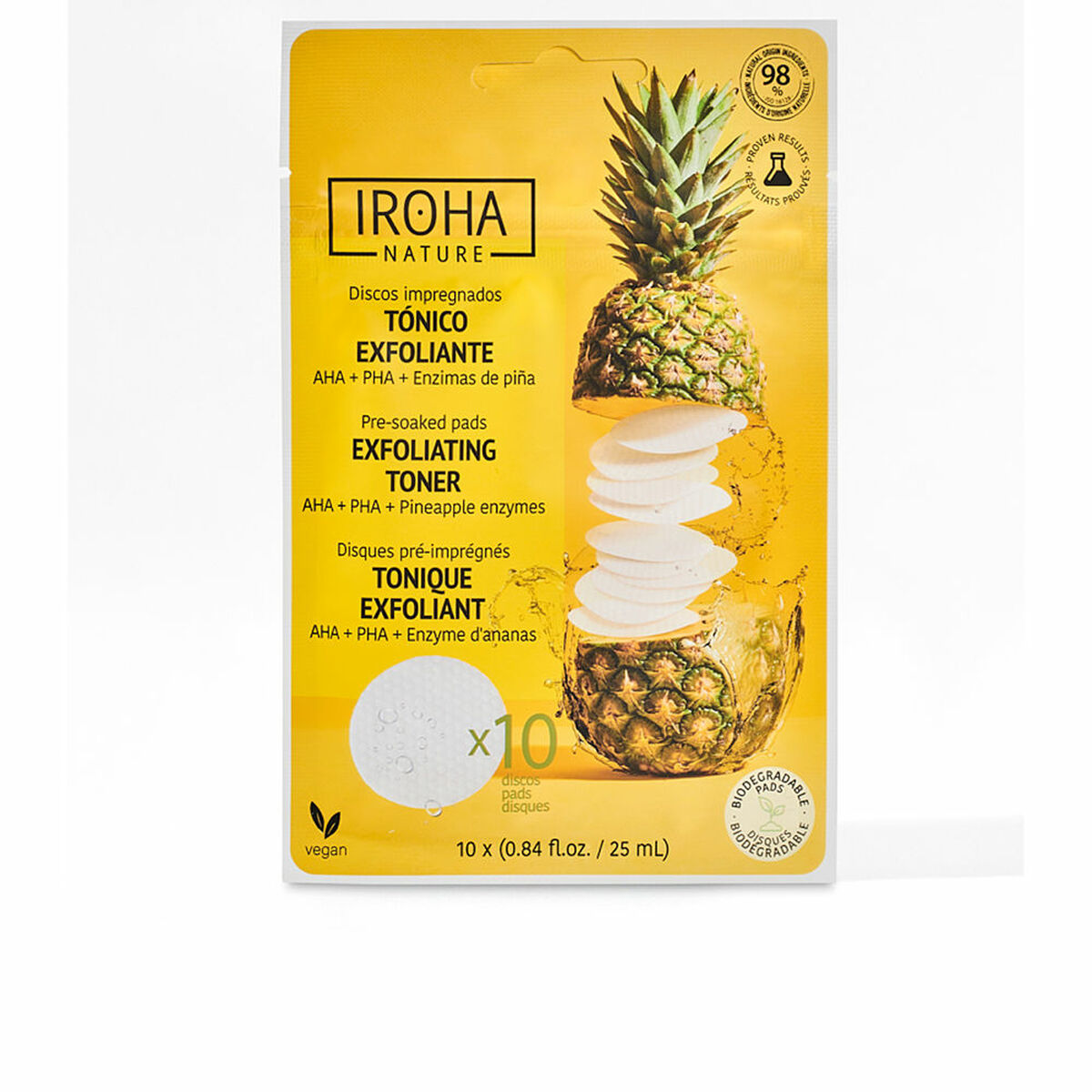 Facial Cleanser Iroha Exfoliating Toner - Nova Cosmetici