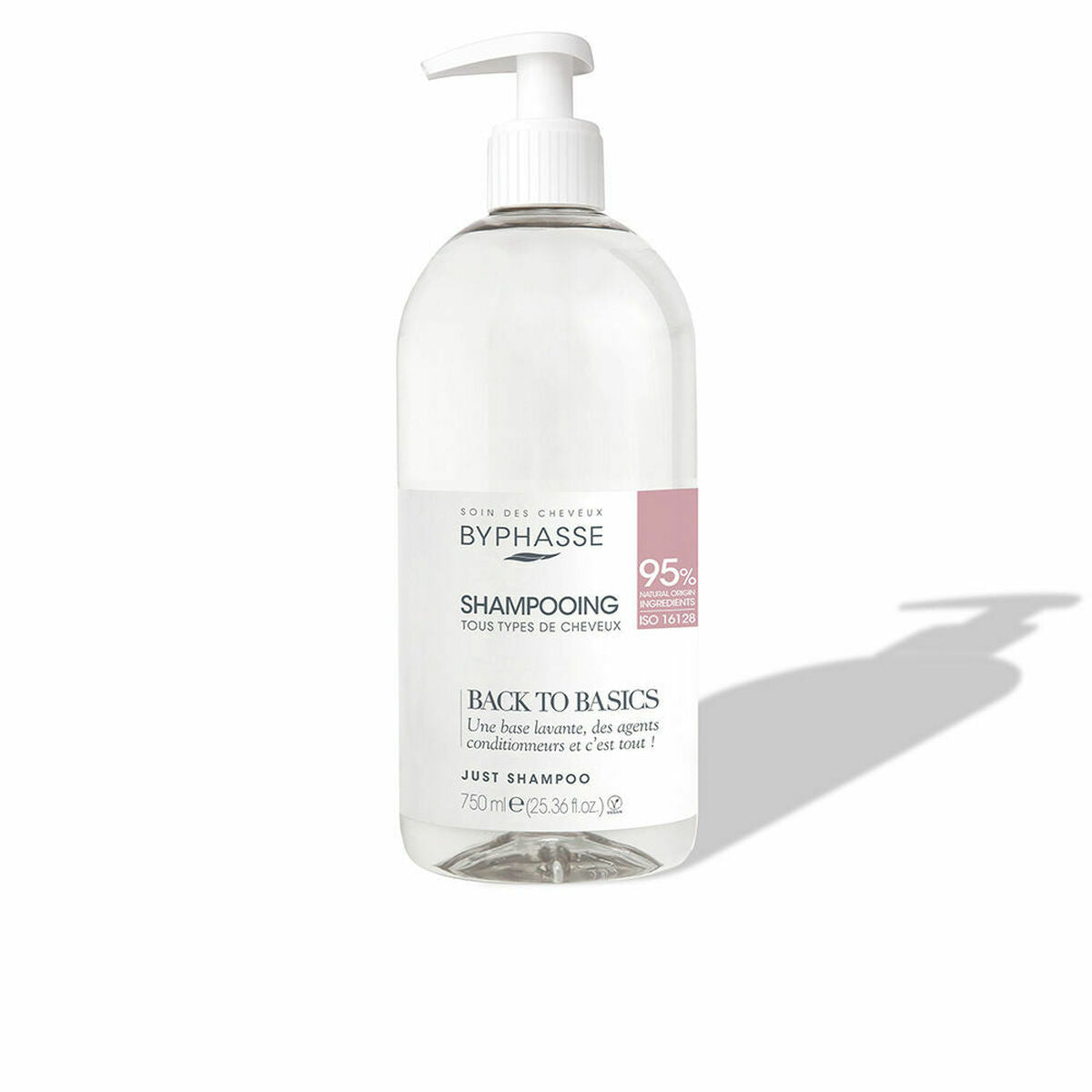 Daily use shampoo Byphasse Back to Basics All hair types (750 ml) - Nova Cosmetici