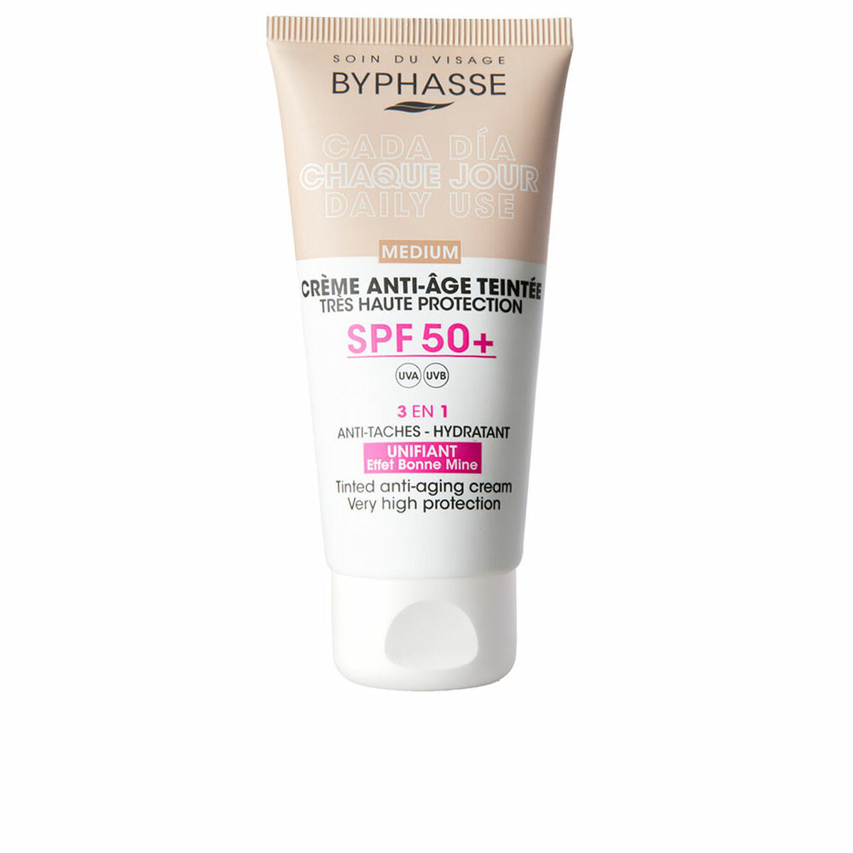 Anti-Ageing Cream Byphasse CREMA FACIAL Spf 50 50 ml - Nova Cosmetici