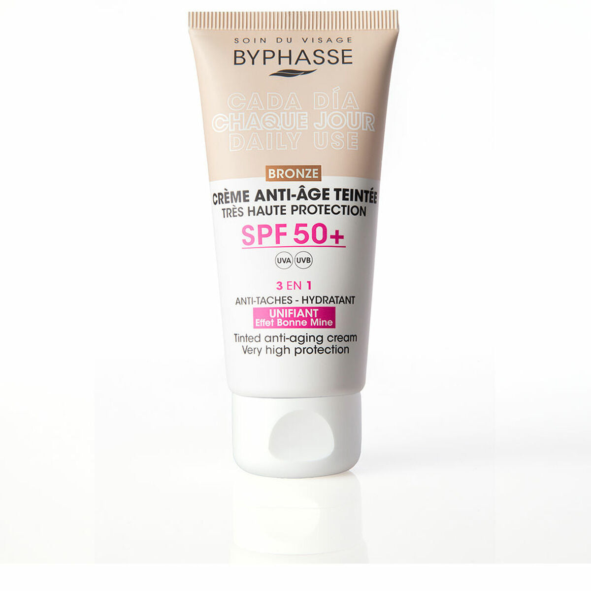 Day Cream Byphasse CREMA FACIAL Spf 50 50 ml - Nova Cosmetici
