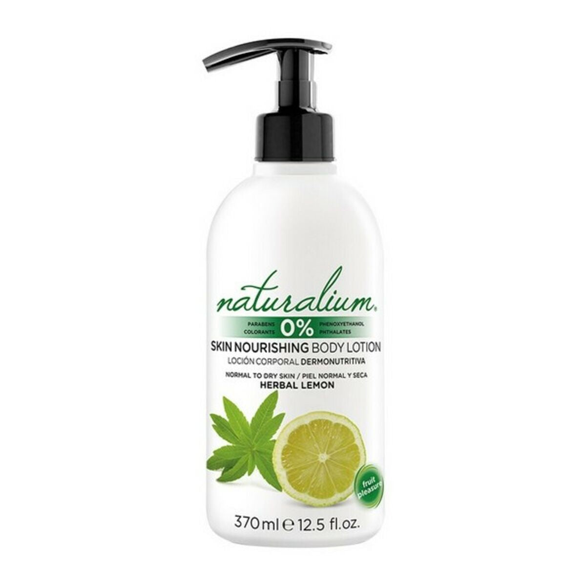 Body Lotion Herbal Lemon Naturalium (370 ml) - Nova Cosmetici