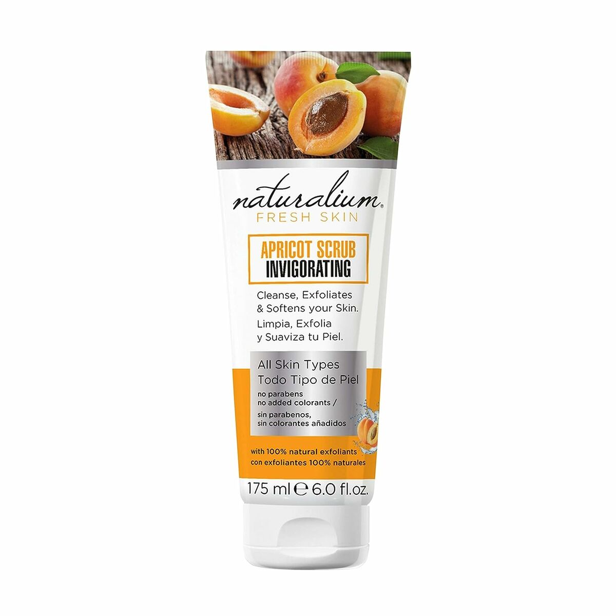 Body Exfoliator Naturalium Fresh Skin 175 ml Apricot - Nova Cosmetici
