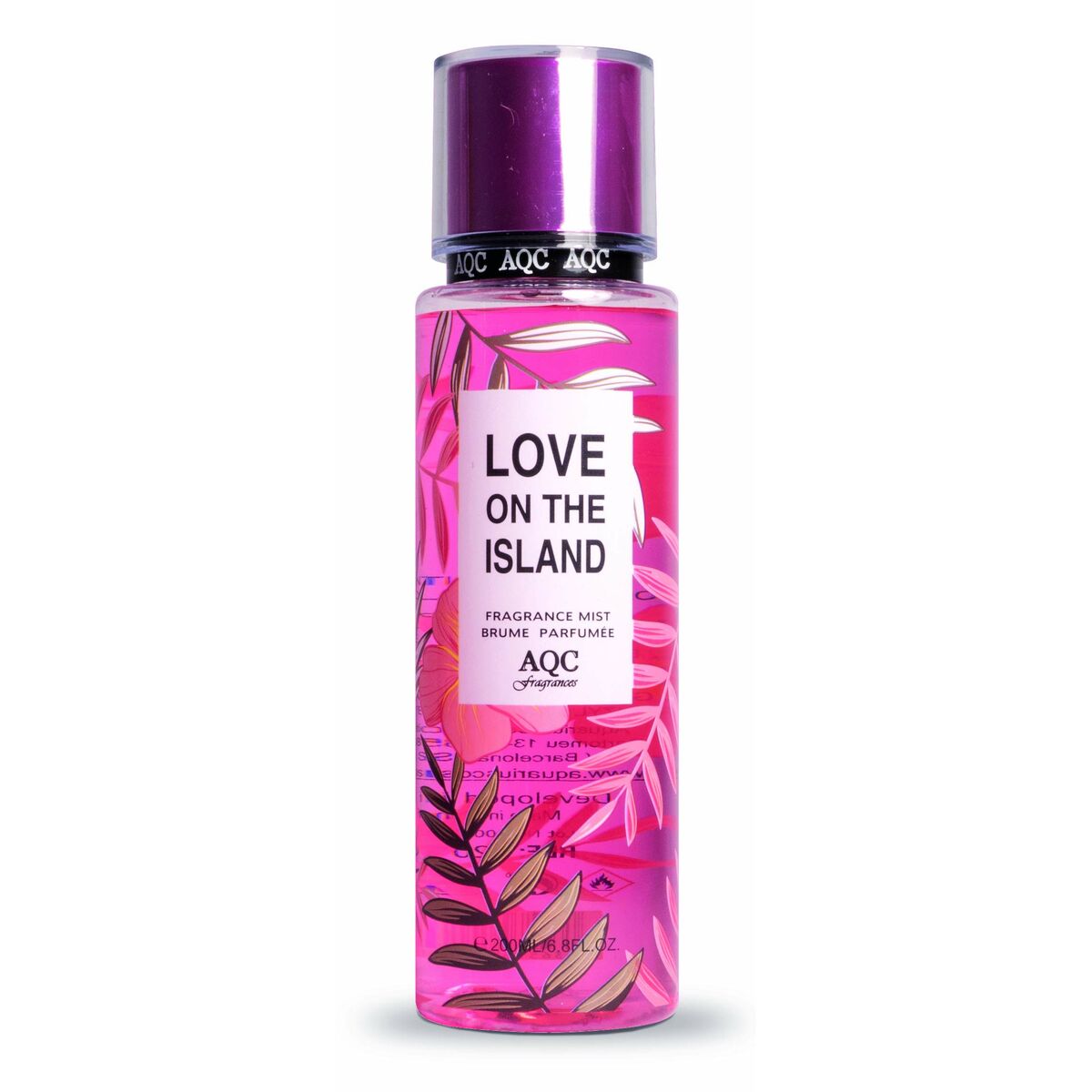 Body Spray AQC Fragrances Love on the island 200 ml - Nova Cosmetici