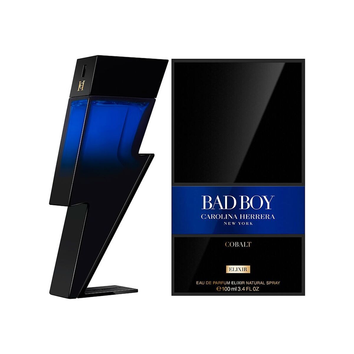 Men's Perfume Carolina Herrera Bad Boy Cobalt Elixir EDP 100 ml - Nova Cosmetici