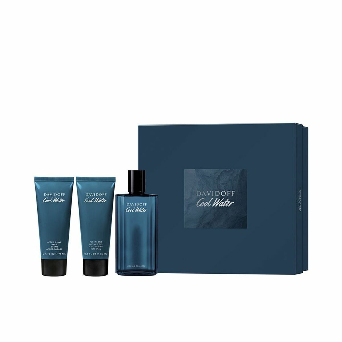 Men's Perfume Set Davidoff EDT 3 Pieces - Nova Cosmetici
