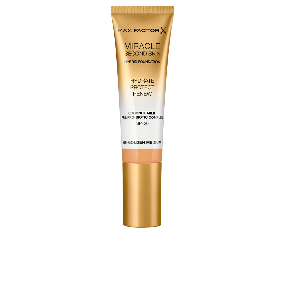 MIRACLE TOUCH second skin found.SPF20 #6-golden medium - Nova Cosmetici