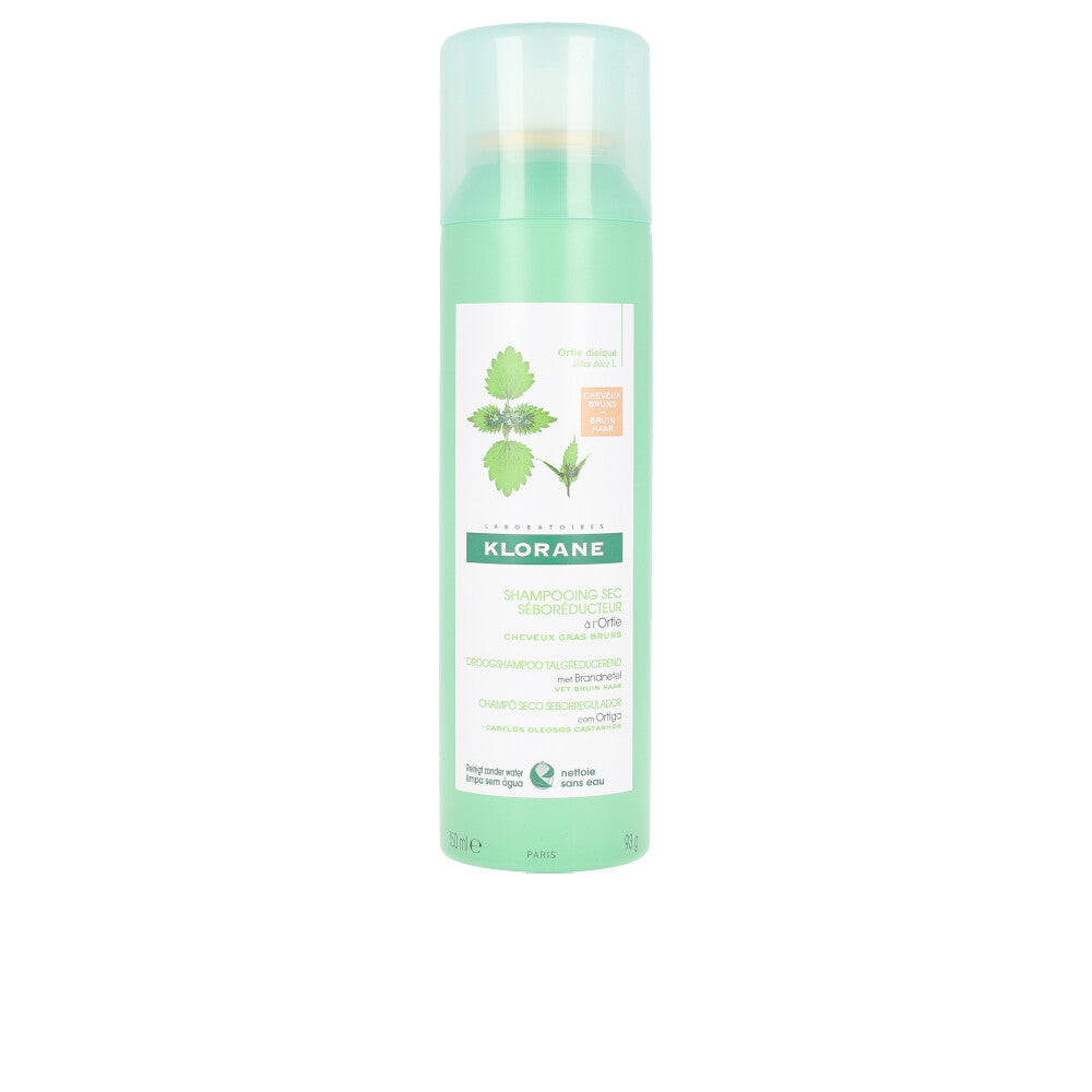 A LA ORTIGA champú seco seborregulador castaño/moreno 150 ml - Nova Cosmetici
