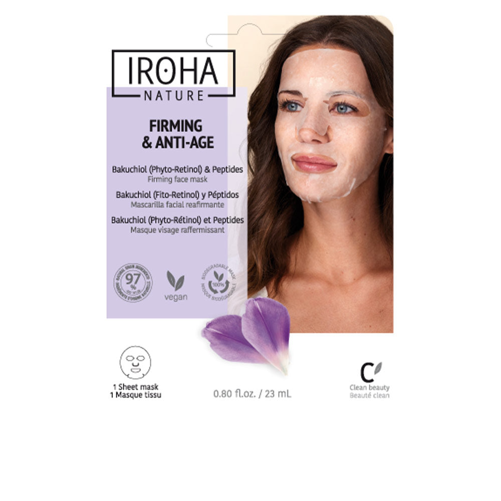 FIRMING & ANTI-AGE backuchiol & peptides firming face mask 23 ml - Nova Cosmetici