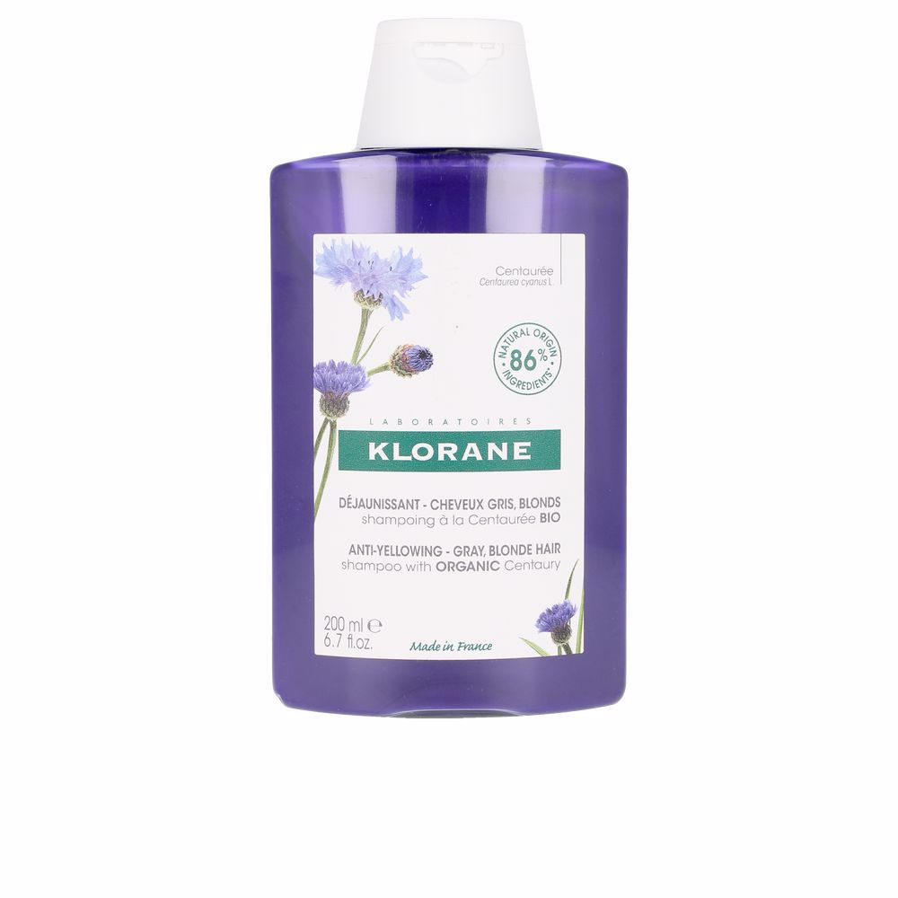 A LA CENTAUREA BIO anti-yellowing shampoo for gray and blonde hair 200 ml - Nova Cosmetici