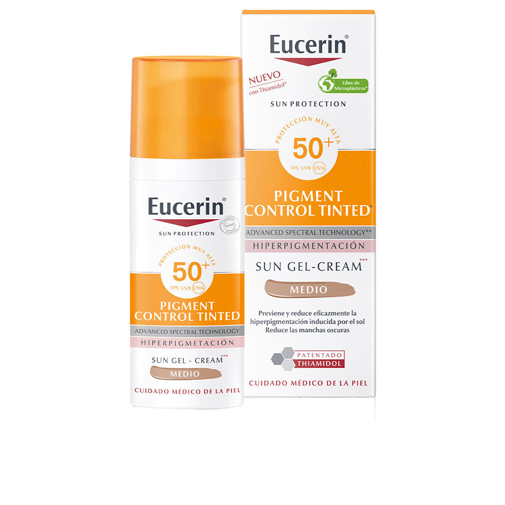SUN PROTECTION pigment control gel-cream color SPF50+ #medium 50 ml - Nova Cosmetici