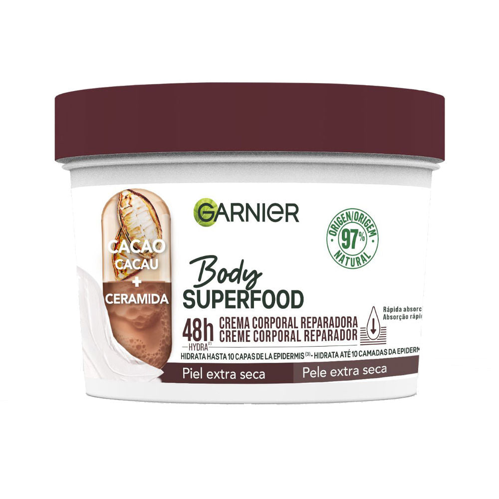 BODY SUPERFOOD repairing body cream 380 ml - Nova Cosmetici
