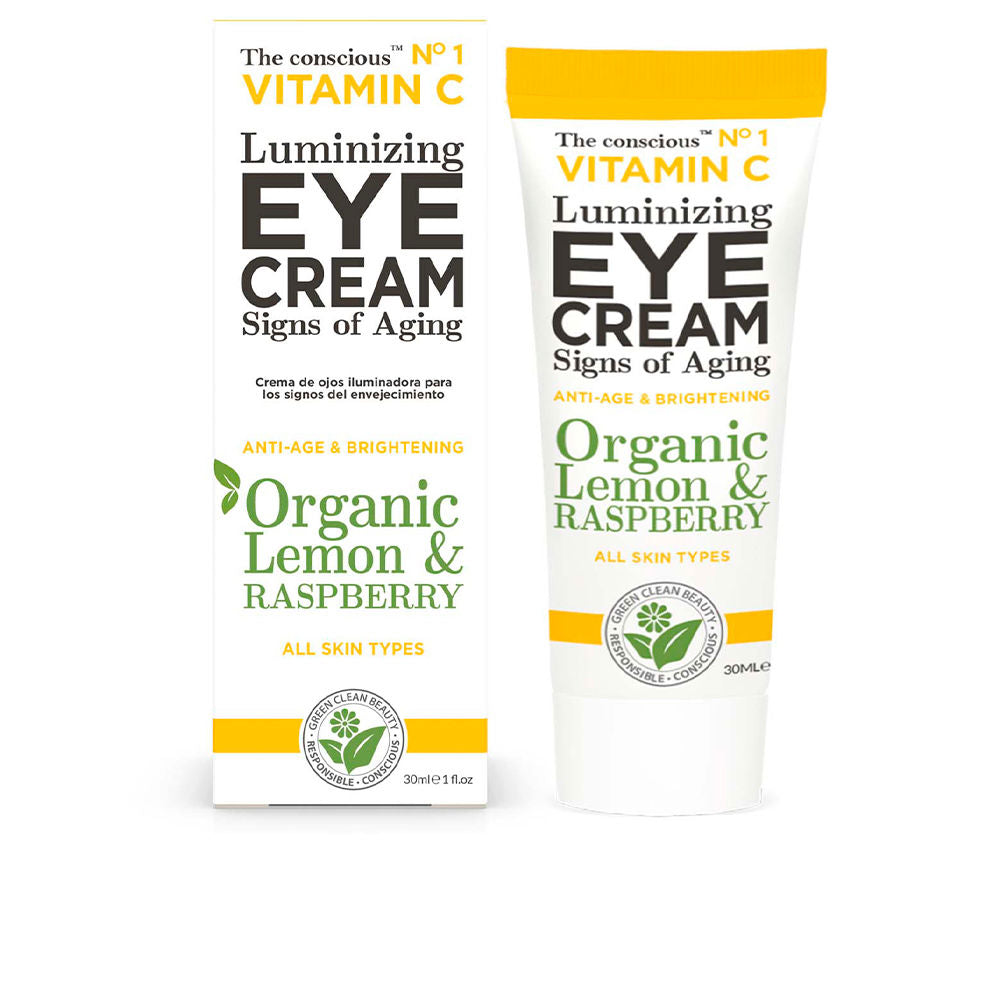 VITAMIN C luminizing eye cream organic lemon & raspberry 30 ml - Nova Cosmetici